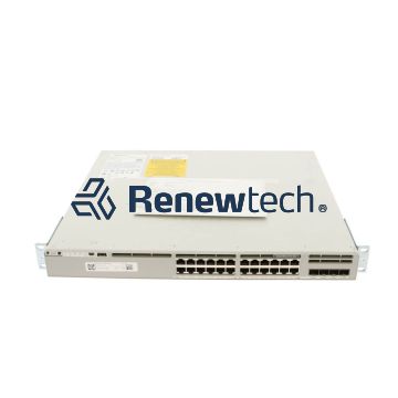 CISCO C9300L-24P-4G-E - Cisco Catalyst 9300L Series 24-Port PoE+ switch (24x 1G Base-T, 4x SFP) with 1x 715WAC-P PSU Network Essentials